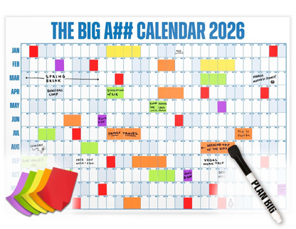 The Big A## Calendar 2026