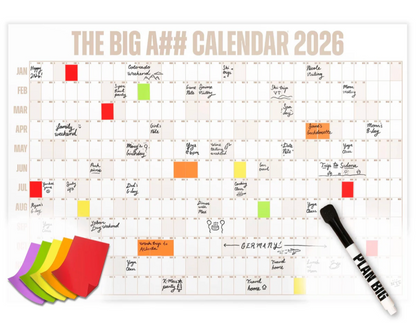 The Big A## Calendar 2026