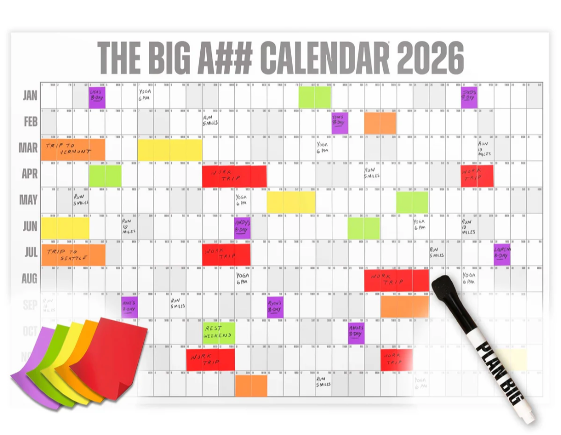 The Big A## Calendar 2026