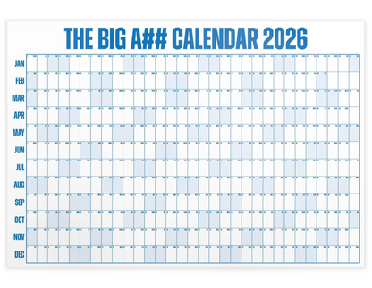 The Big A## Calendar 2026