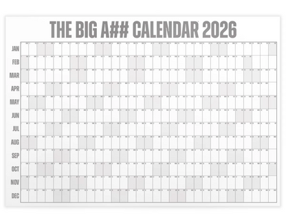 The Big A## Calendar 2026