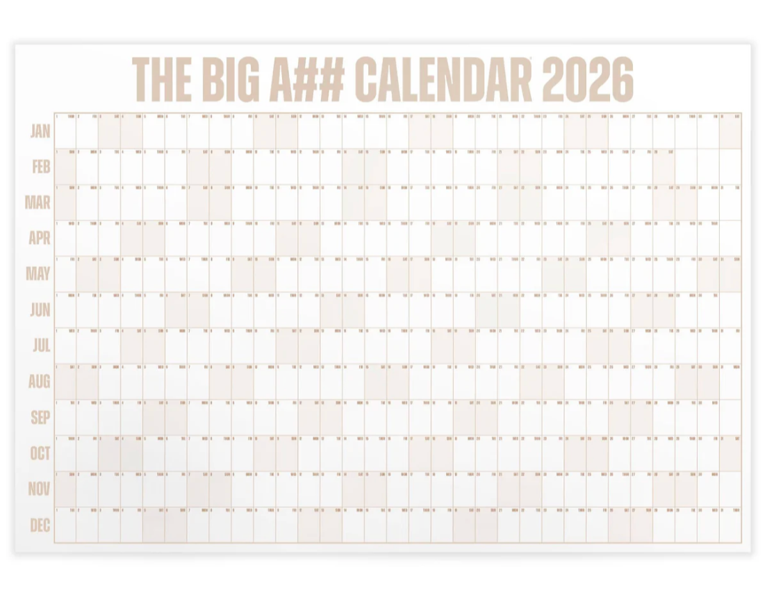 The Big A## Calendar 2026