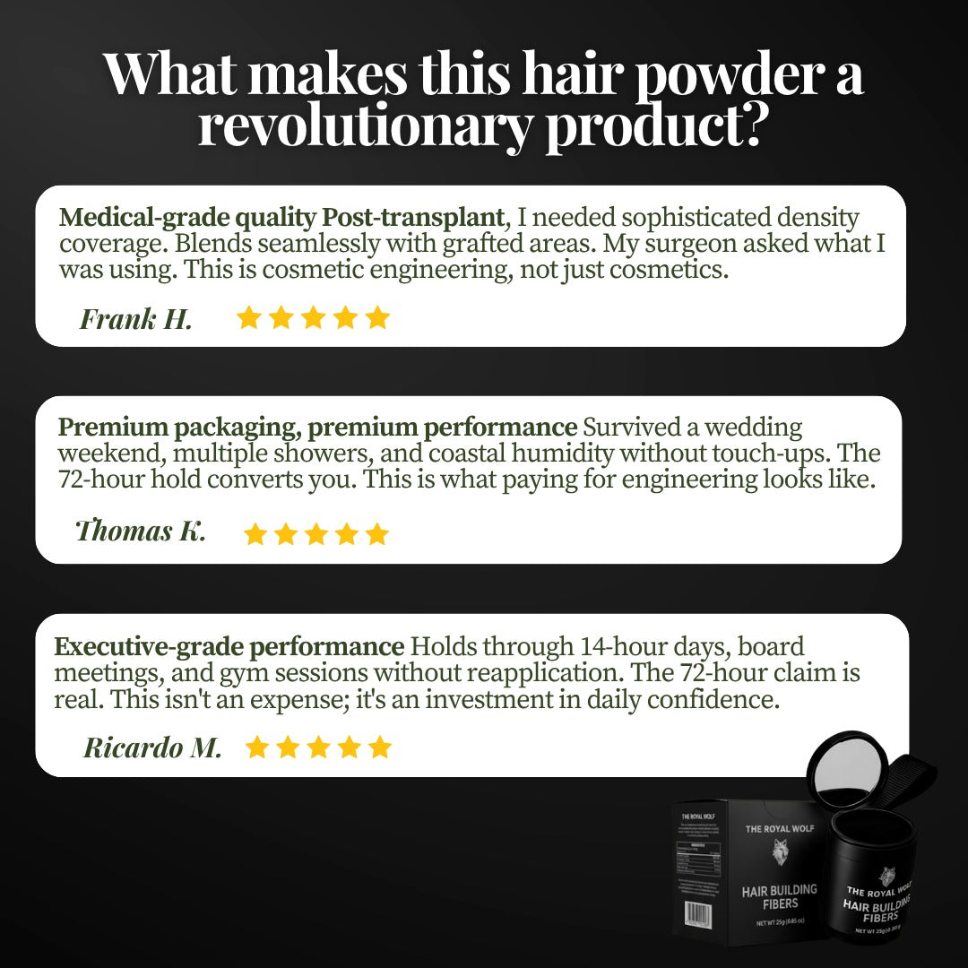 Royal Wolf Premium Hair Building Fibers